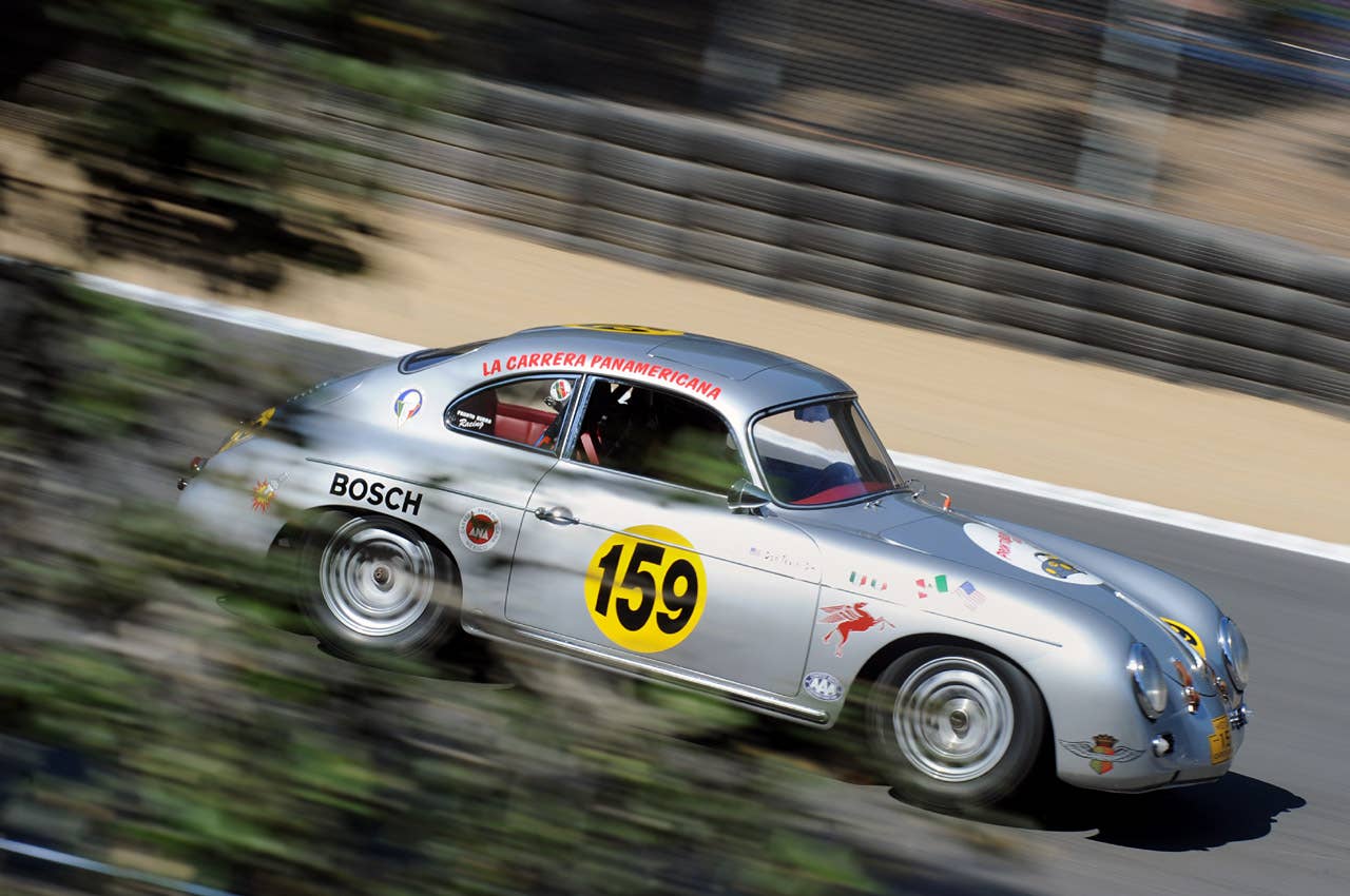 Monterey 2009: 145 vintage Porsches take to the track - Photo by Drew Phillips
