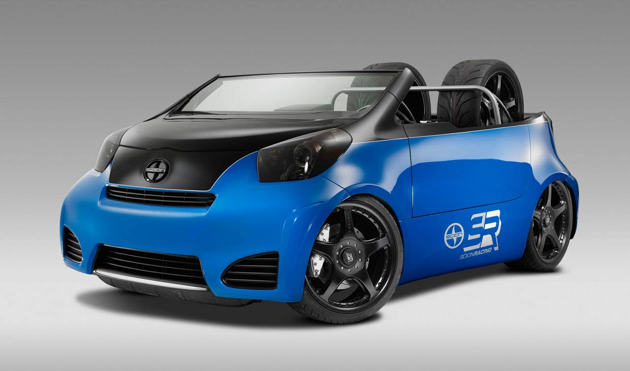 Scion iQ Pit Boss by Cartel front 3/4