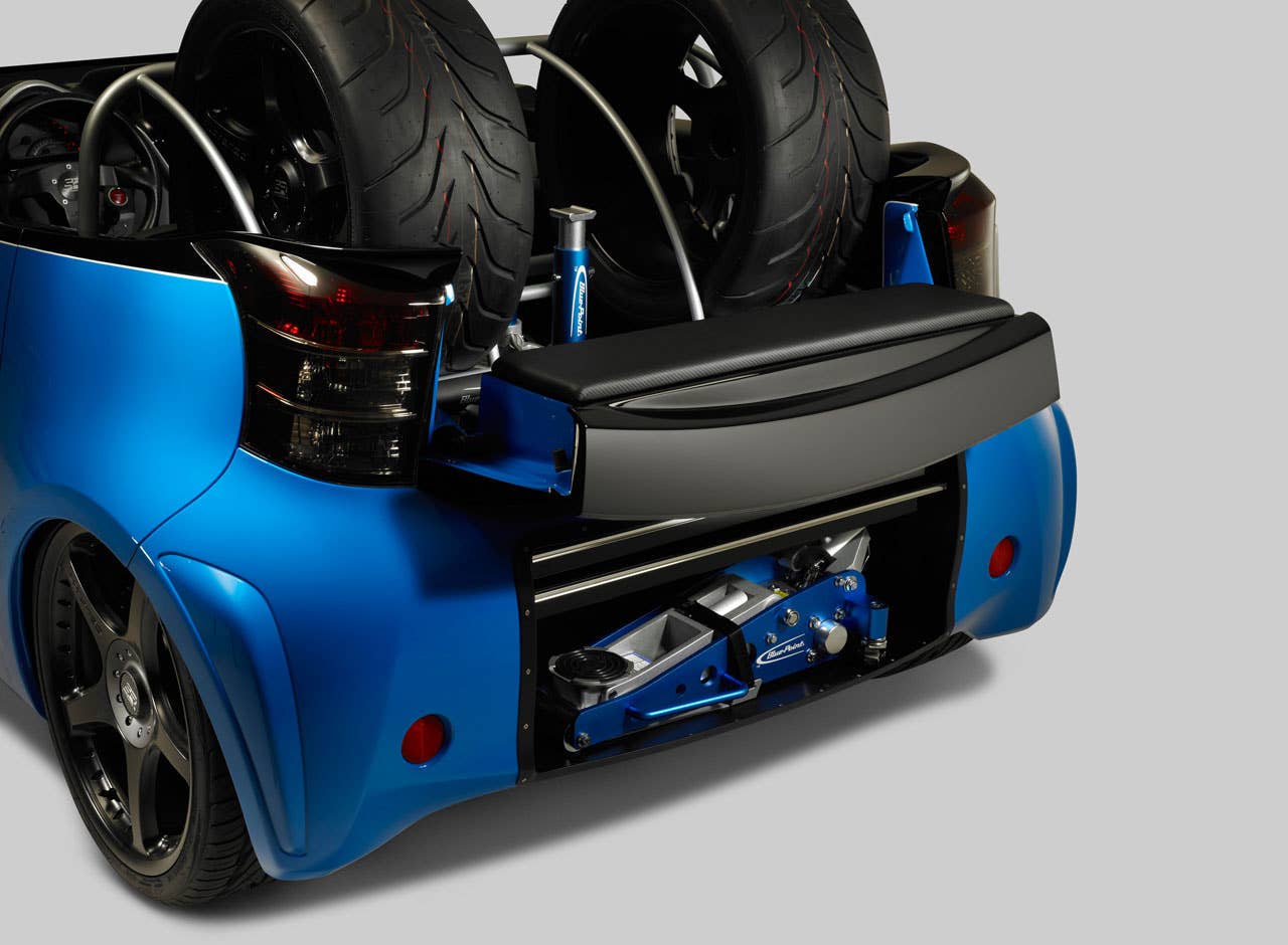 Scion iQ Pit Boss by Cartel tool storage