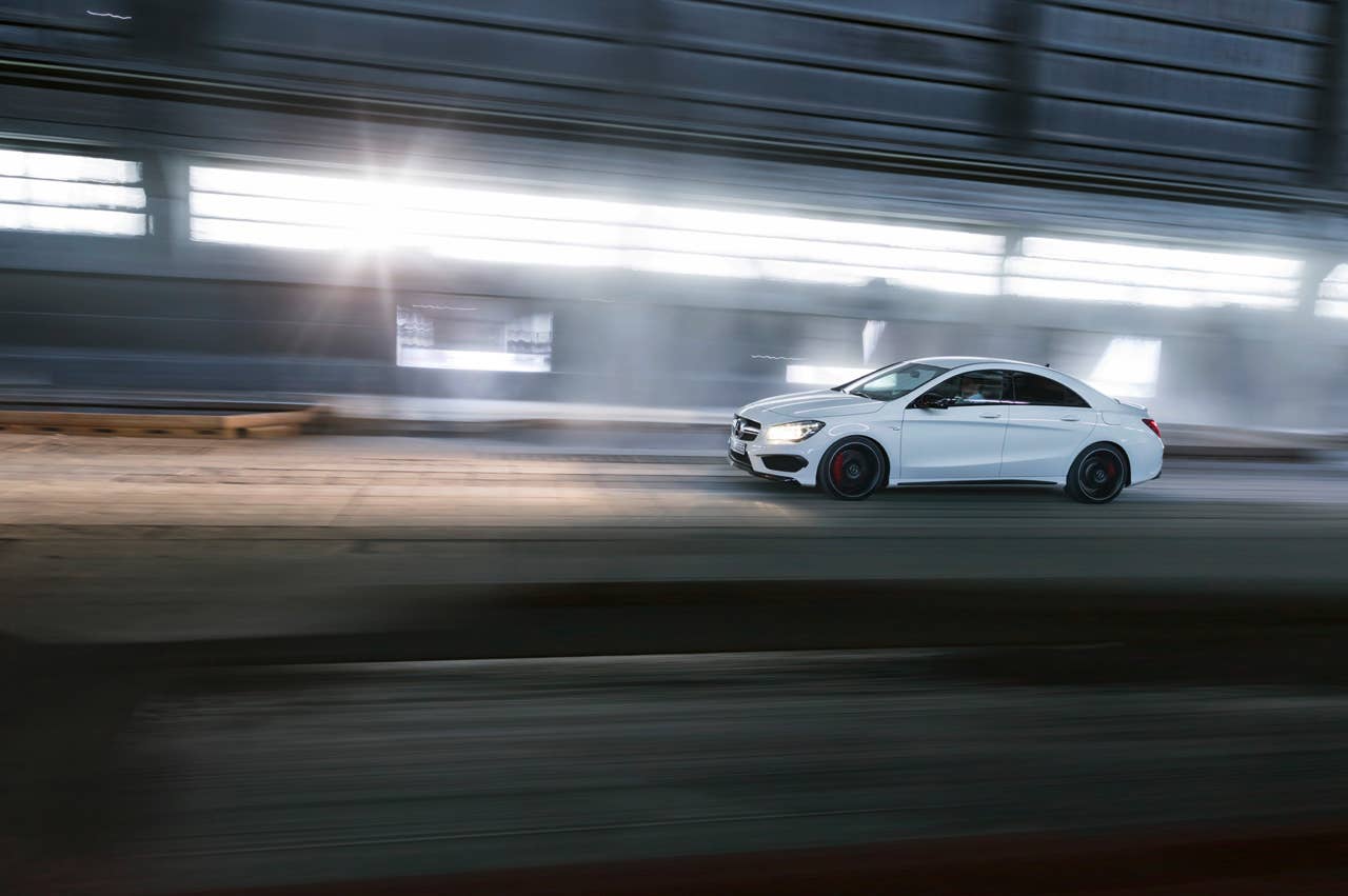 2014 Mercedes-Benz CLA45 AMG driving