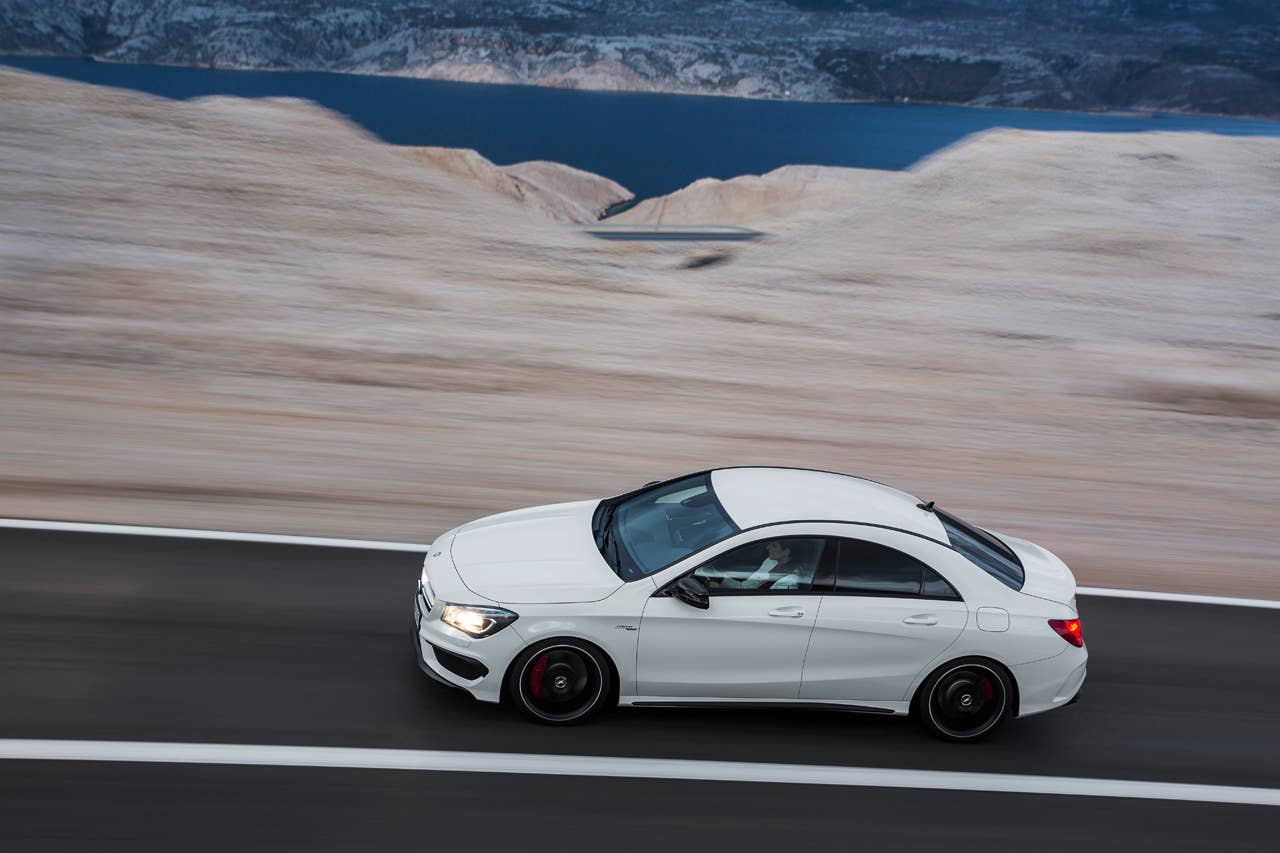 2014 Mercedes-Benz CLA45 AMG side
