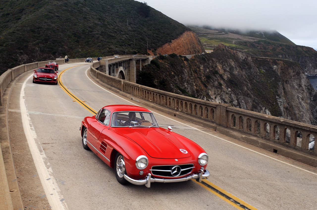 Mercedes-Benz 300SL driven by Sir Stirling Moss