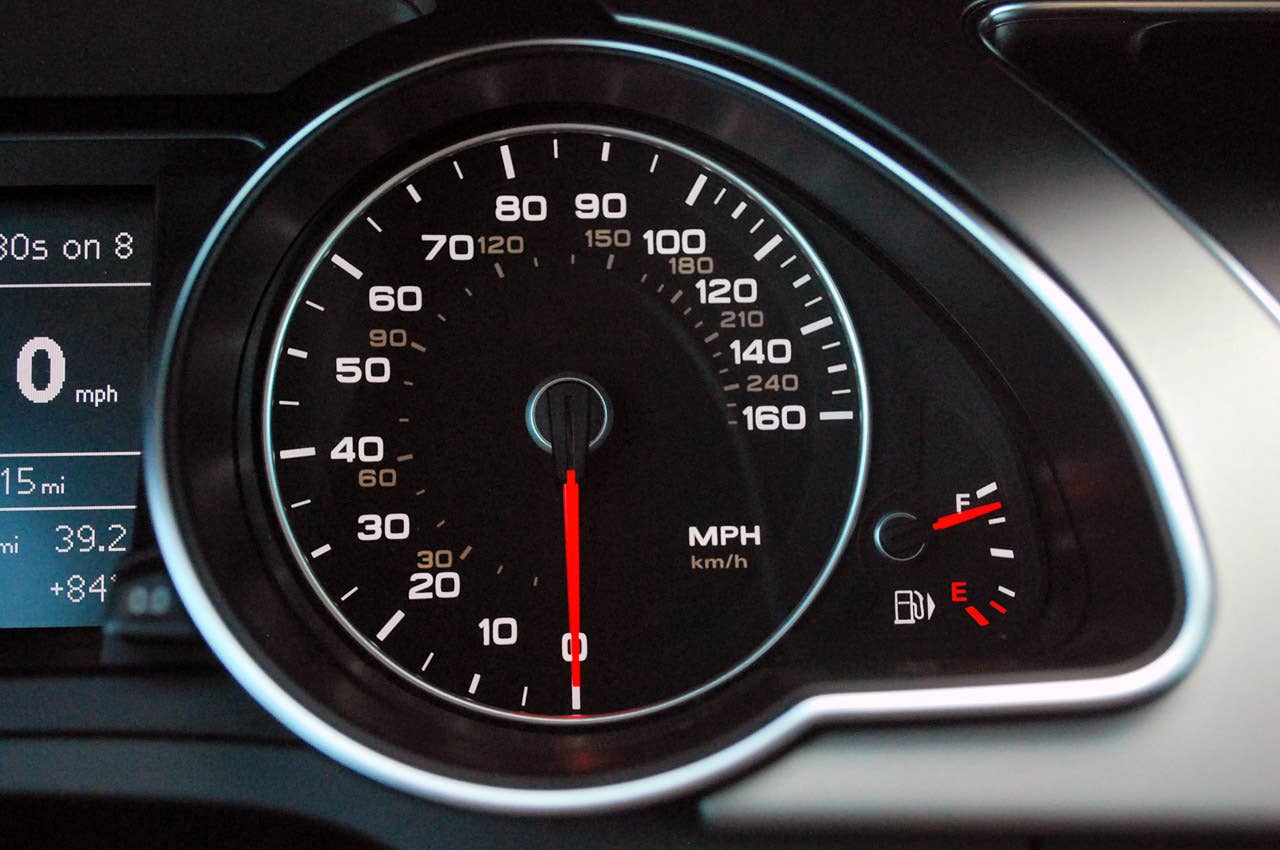 2013 Audi A5 2.0T Quattro speedometer