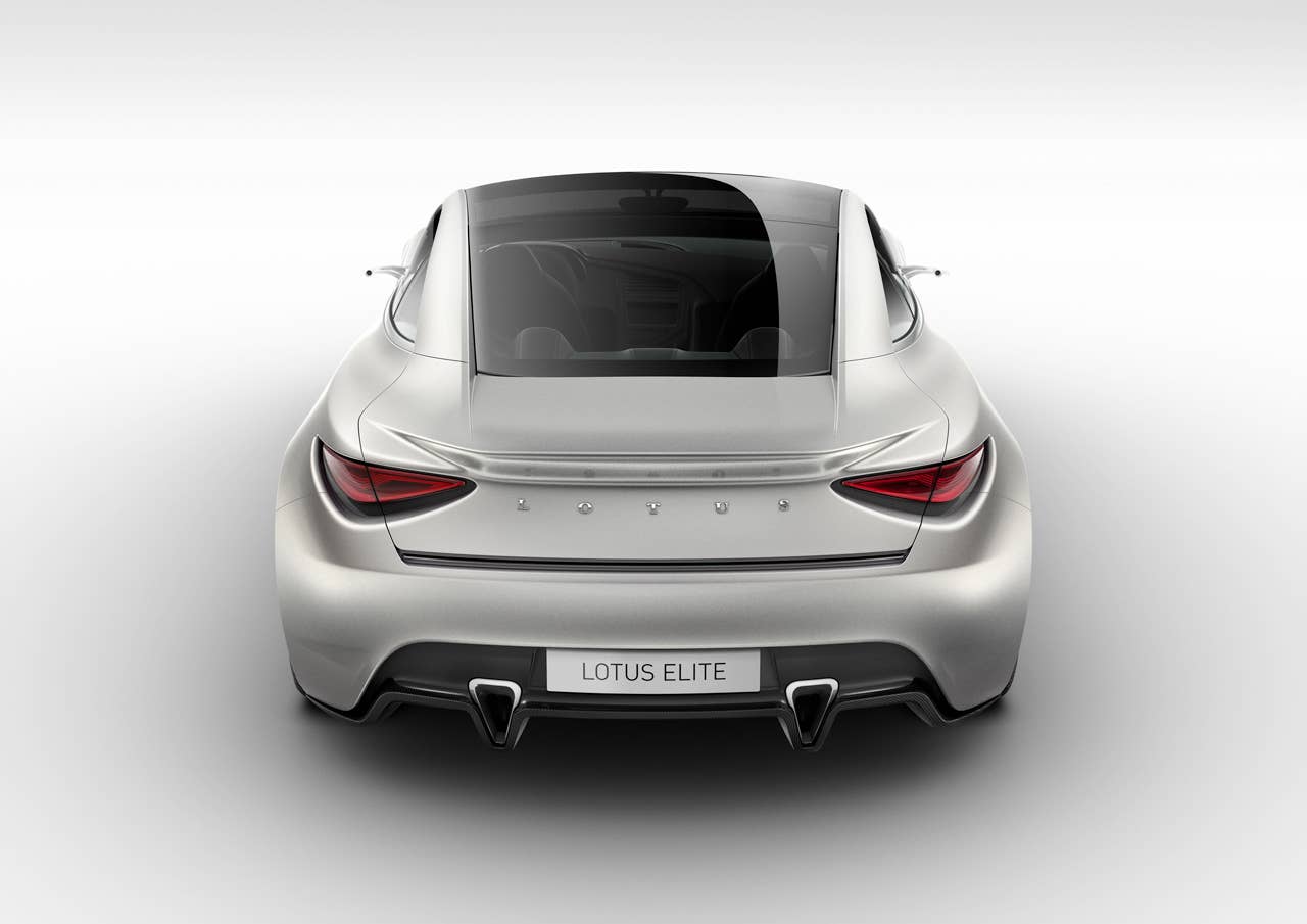 Lotus Elite concept, rear view