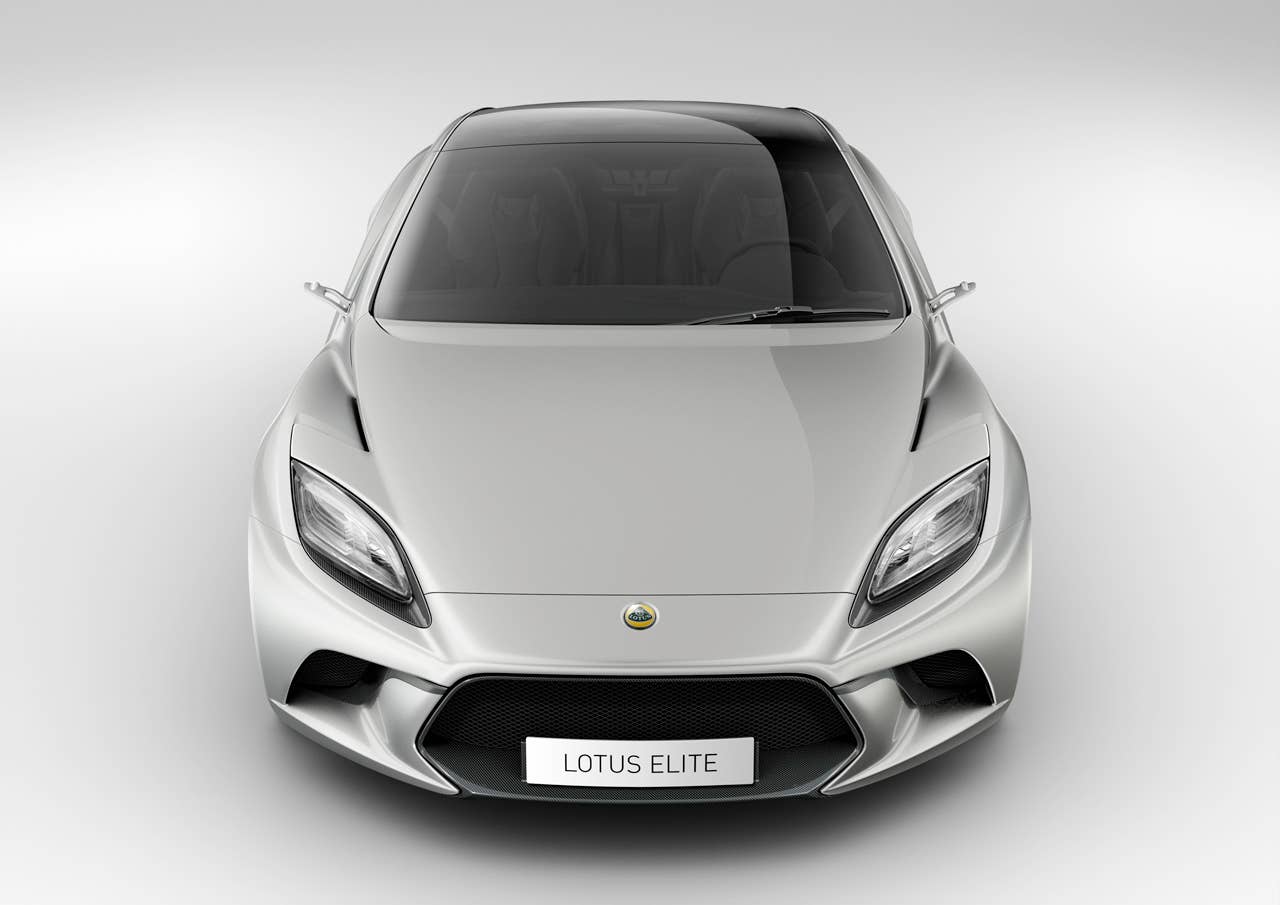 Lotus Elite concept, head-on view