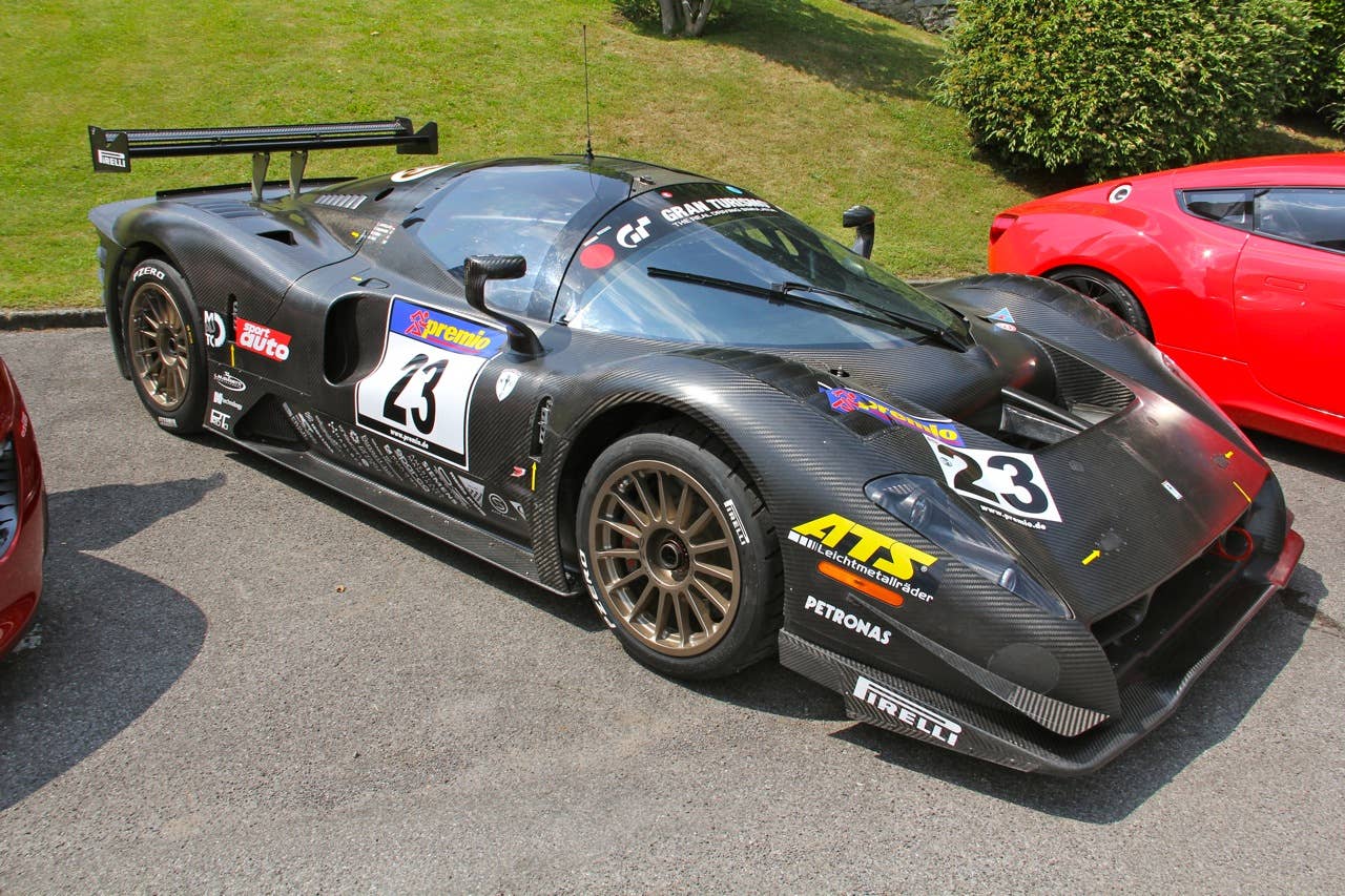 Ferrari P4/5 Competizione live shots
