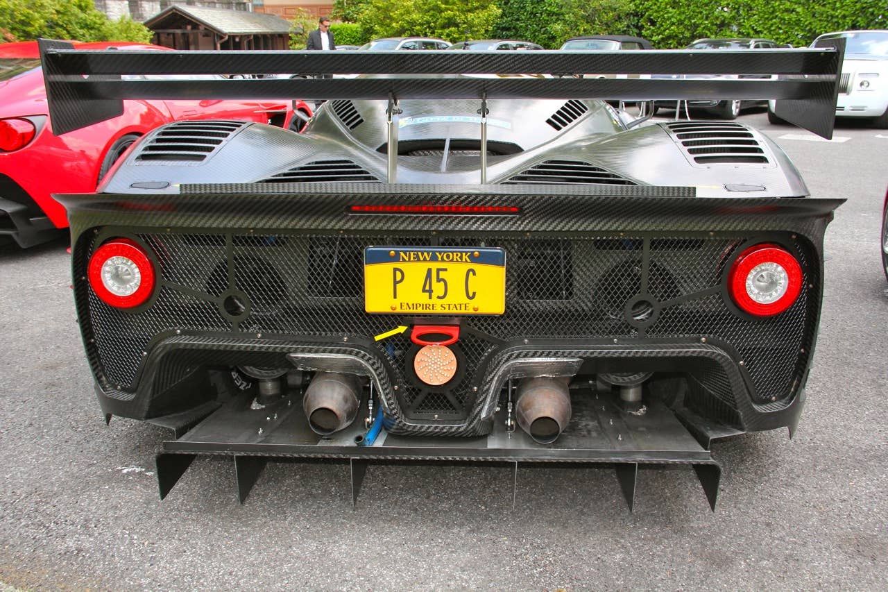 Ferrari P4/5 Competizione live shots
