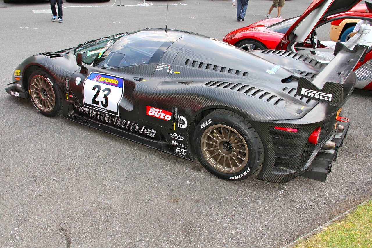 Ferrari P4/5 Competizione live shots