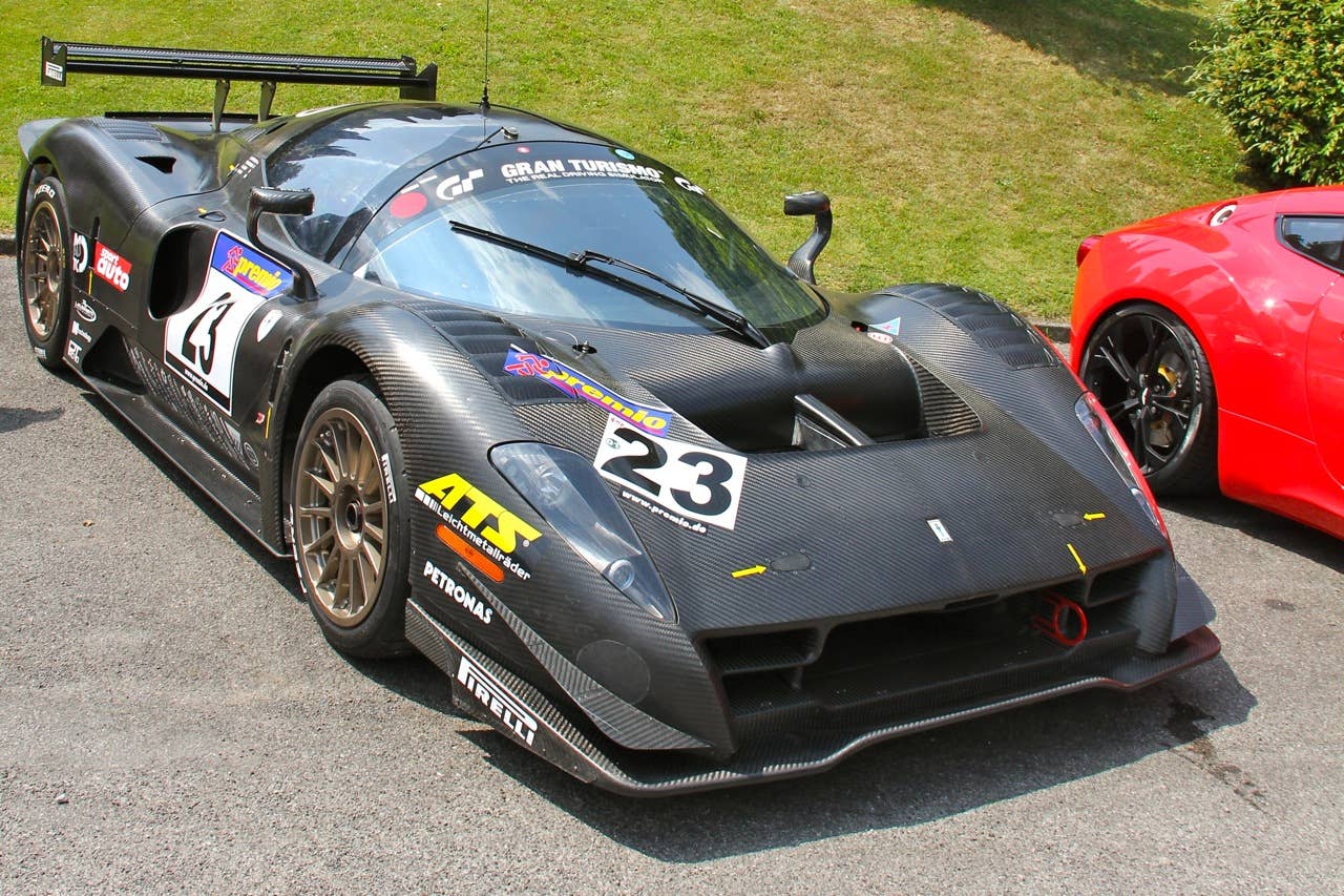 Ferrari P4/5 Competizione live shots