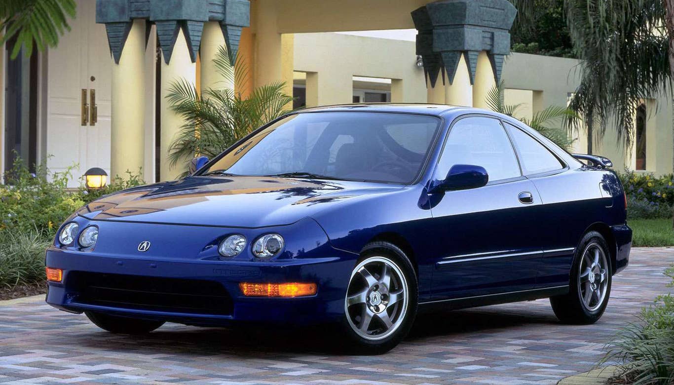2012 Total Thefts: 9,555  The sporty Acura Integra is a favorite among thieves. In 2012, 9,555 were stolen.