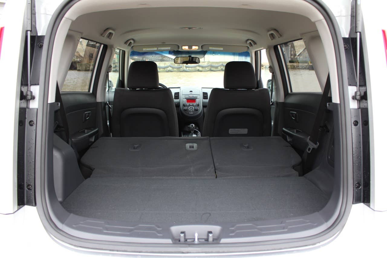 2012 Kia Soul Base 1.6L Eco rear cargo area