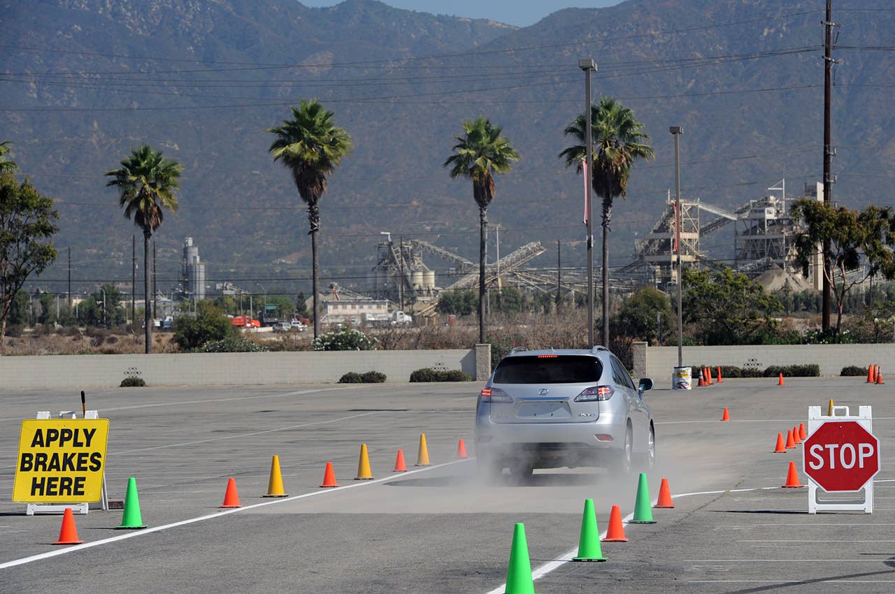 Lexus RX 350 at the Lexus Safety Experience