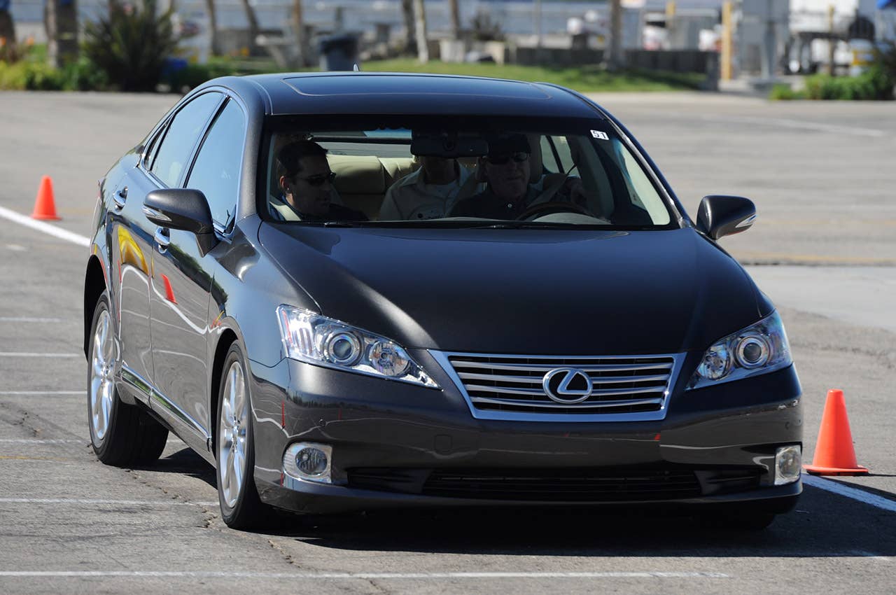 Lexus ES 350 at the Lexus Safety Experience