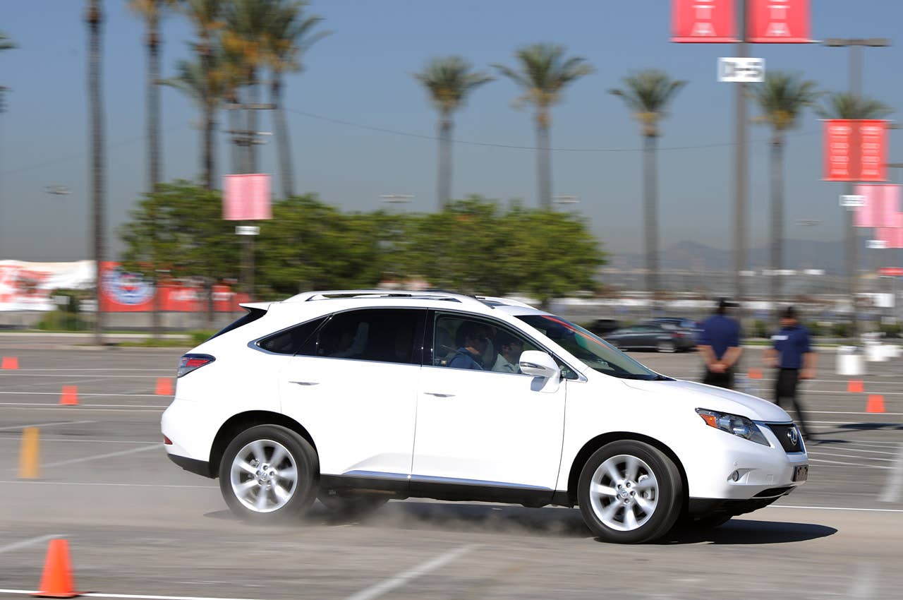 Lexus RX 350 at the Lexus Safety Experience