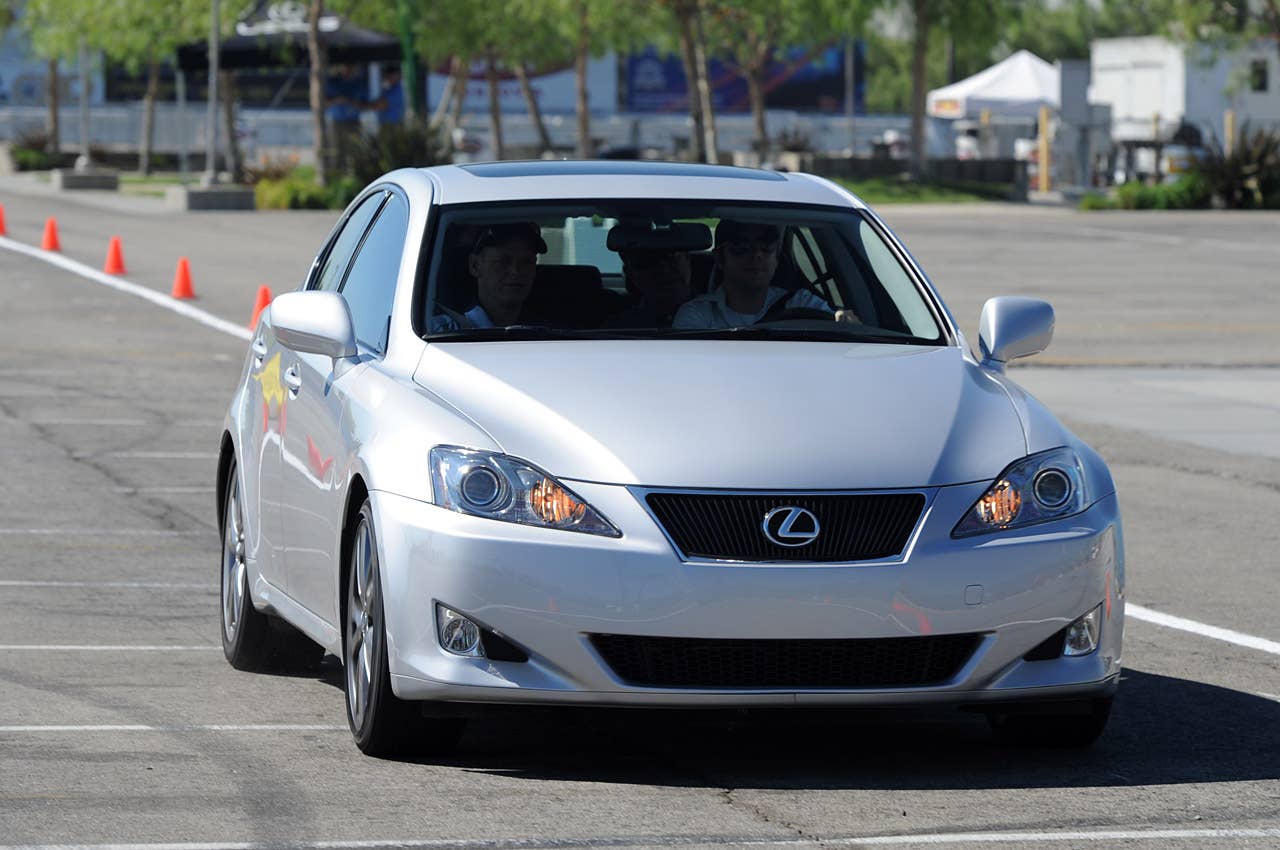 Lexus IS 350 at the Lexus Safety Experience