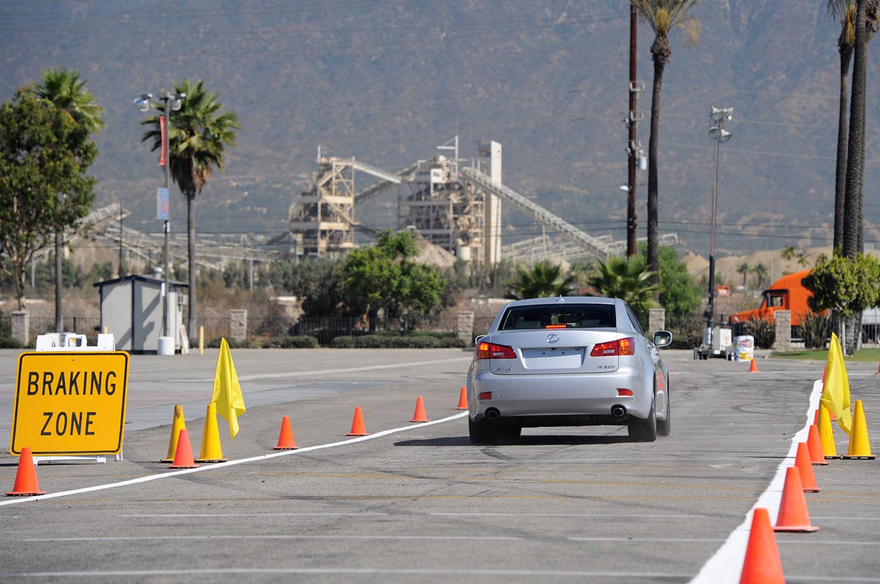 Lexus IS 350 at the Lexus Safety Experience