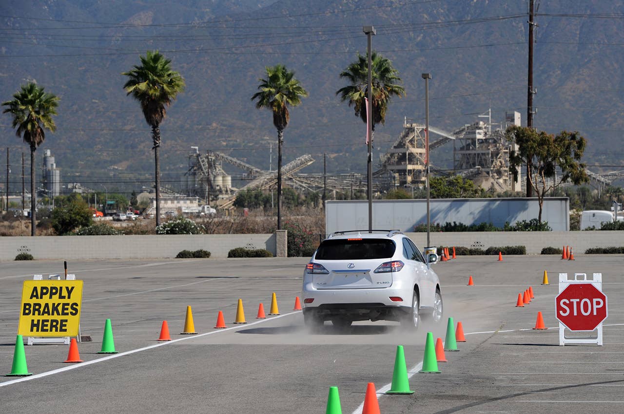 Lexus RX 350 at the Lexus Safety Experience