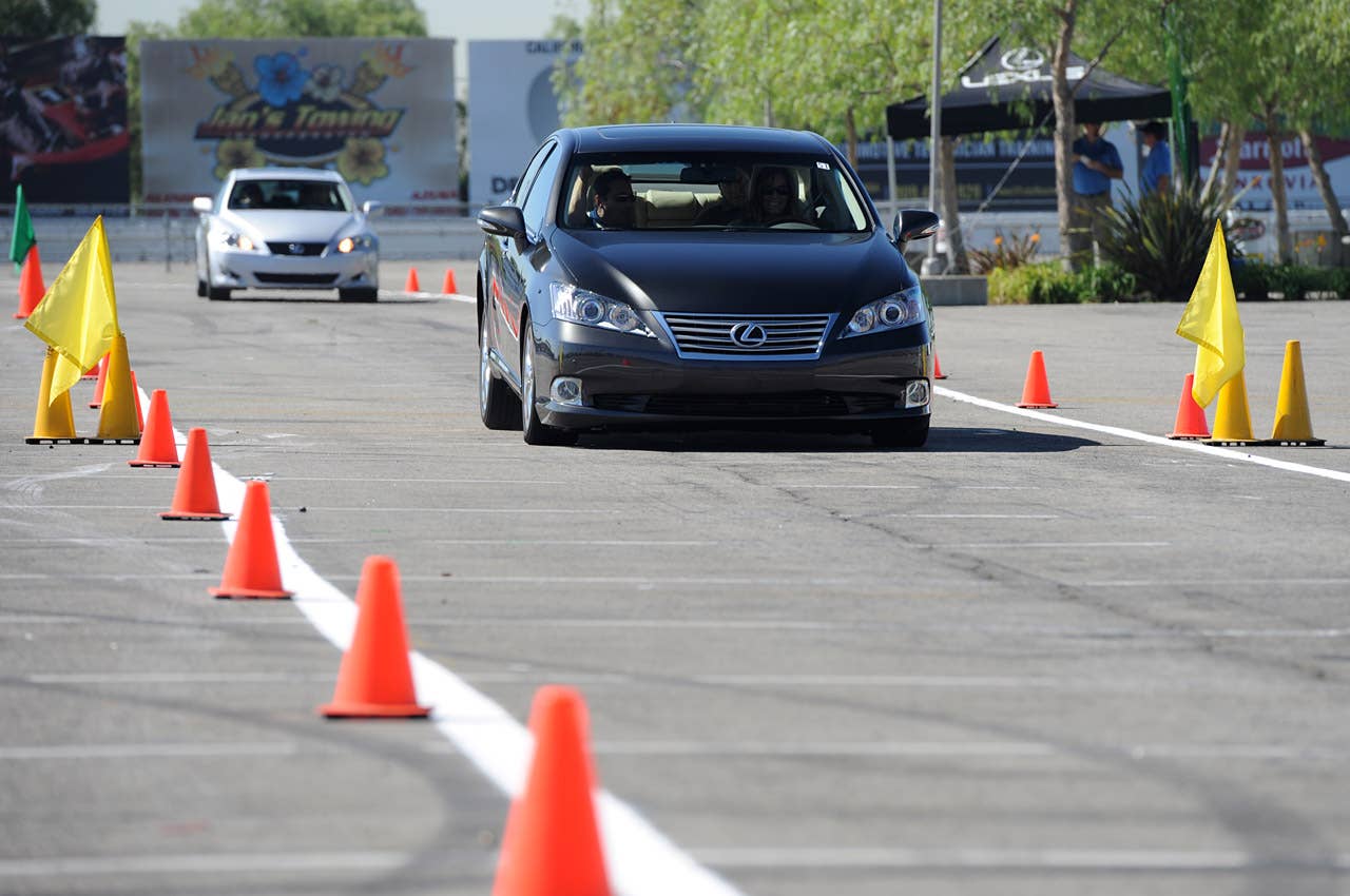Lexus ES 350 at the Lexus Safety Experience