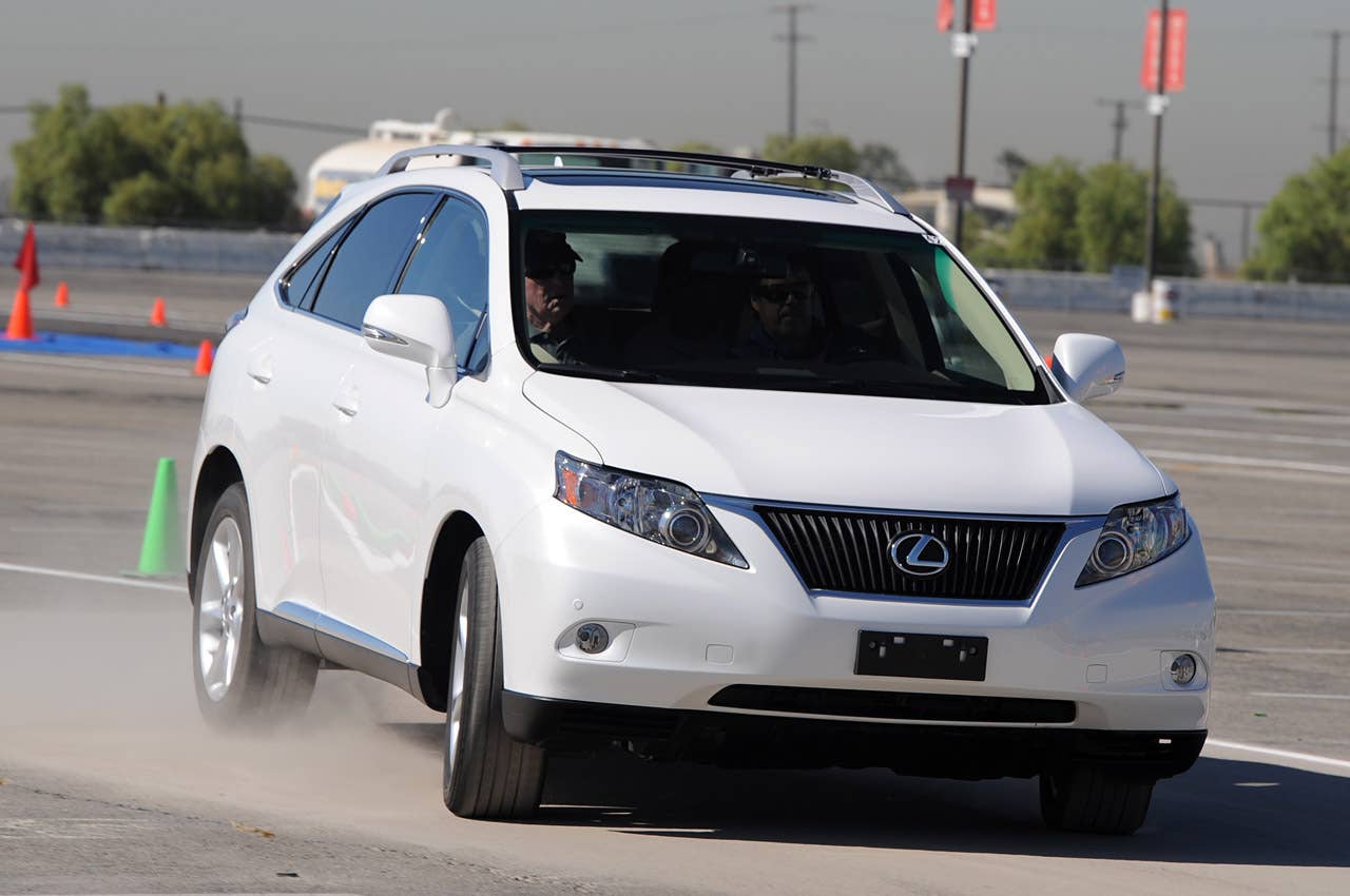 Lexus RX 350 at the Lexus Safety Experience