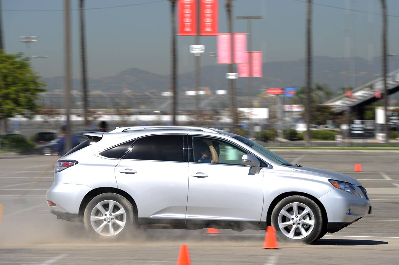 Lexus RX 350 at the Lexus Safety Experience