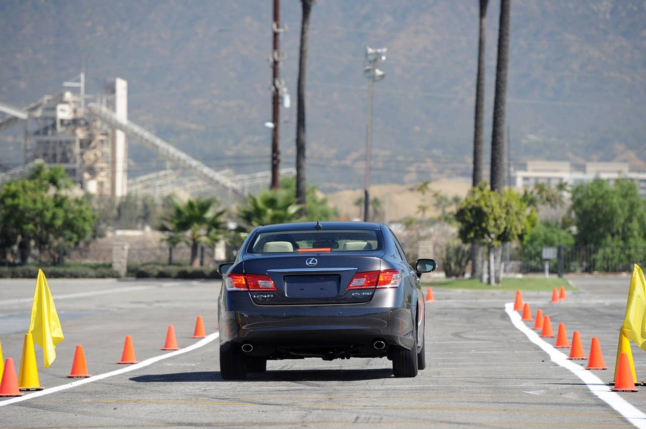 Lexus ES 350 at the Lexus Safety Experience