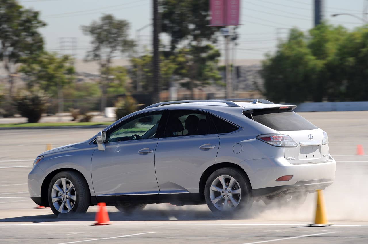 Lexus RX 350 at the Lexus Safety Experience