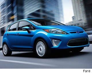 MSRP: $14,200 Invoice: $13,668 Fuel Economy: 29 mpg City, 39 mpg Highway  The Ford Fiesta Hatchback is stylish, fuel efficient and versatile. The 1.6 liter engine isn't our favorite powerplant in the category, it offers more than enough pep to get you from A to B just fine. We'd rather have 39 mpg on the Highway than a few extra horsepower.  Starting at just over $14,000, the Fiesta Hatchback is a great value, coming with lots of standard features as well as a plethora of options, like an option for Ford's SYNC handsfree telematics system.  Research the Ford Fiesta Ford Fiesta Photos & Information Ford Fiesta Specs Ford Fiesta Local Dealer Price Quote