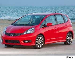 MSRP: $15,325 - $17,060 Invoice: $14,926 - $16,607 Fuel Economy: 27 mpg City, 33 mpg Highway  The Honda Fit has the benefit of one of Honda's best engines -- the 1.5 liter four-cylinder. Whether mated to a manual transmission or the automatic, it has plenty of pickup and pop from a standing start, and delivers 27/33 fuel economy. Our real-life driving fuel economy has been more like 36 mpg in mixed driving.  The Fit is also deceptively roomy inside, creating a cavernous storage area when you put the second row of seats down. It makes us think of packing our stuff off to college, making the Fit one of our top picks for a back-to-college car. But it remains top of the heap for us for hatchbacks.  Research the Honda Fit Honda Fit Photos & Information Honda Fit Specs Honda Fit Local Dealer Price Quote