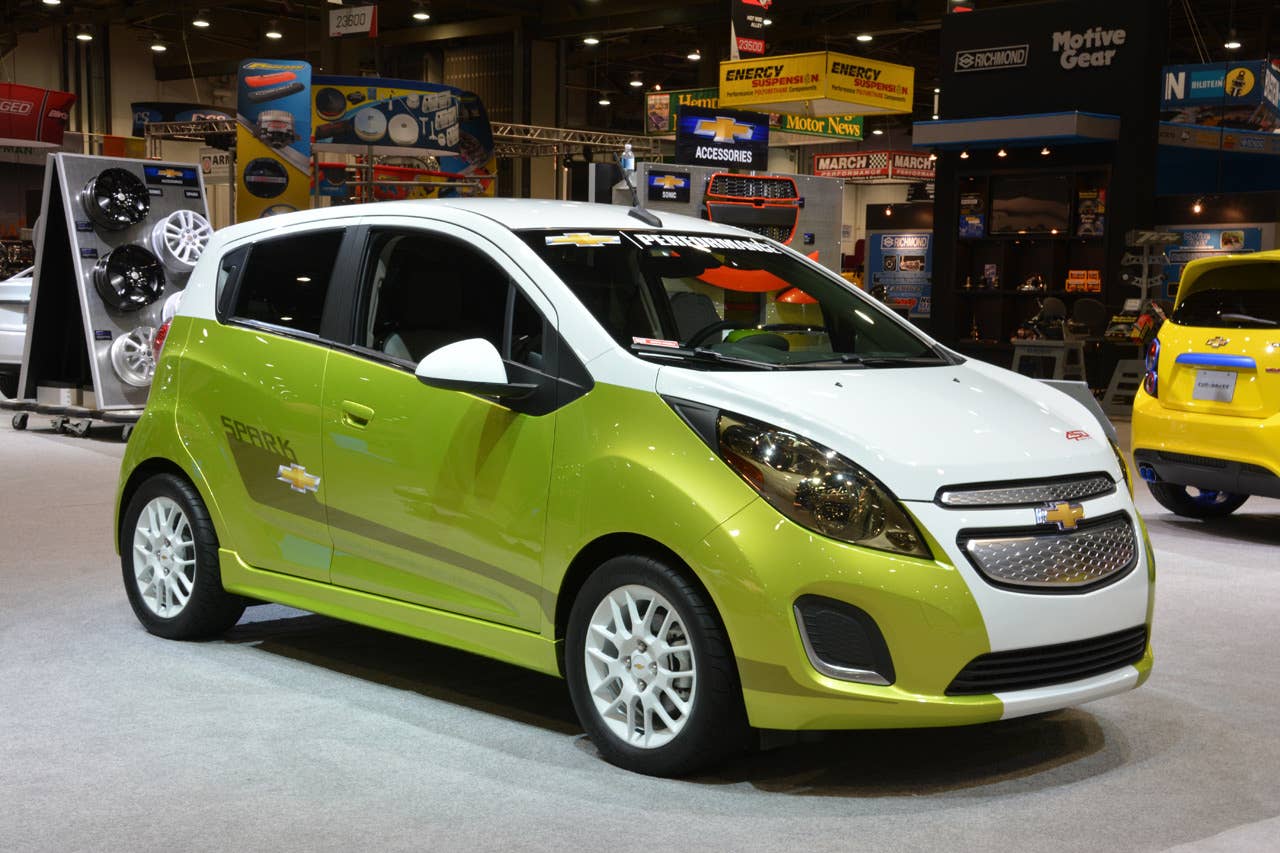 Chevy Spark EV Tech Performance flaunts 450 lb-ft and two-tone paint ...