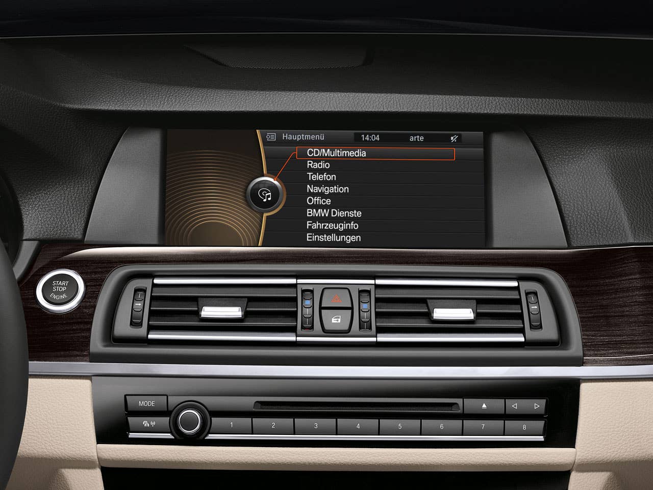 2012 BMW ActiveHybrid 5 infotainment