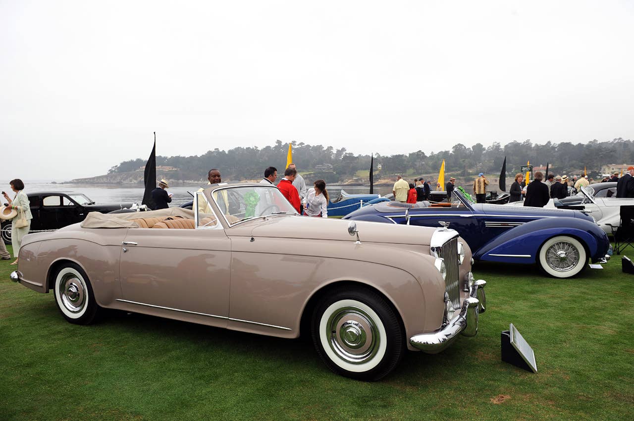 1958 Bentley S1 Continental Park Ward Drop and 1947 Delahaye 135 MS Chapron Cabriolet