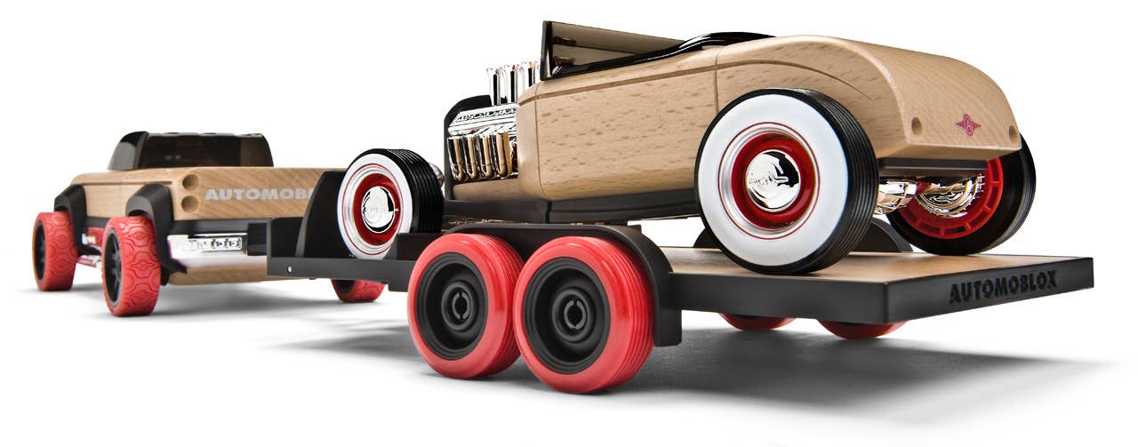 Automoblox debuts full-size hot rods and trailer set - Autoblog