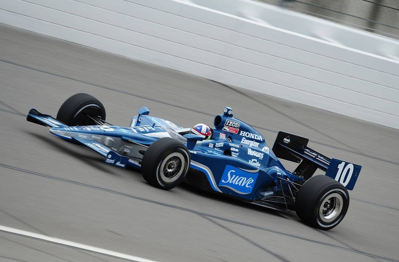 during practice the Indy Car Series Road Runner Turbo Indy 300 at Kansas Speedway on April 30,  2010 in Kansas City, Kansas