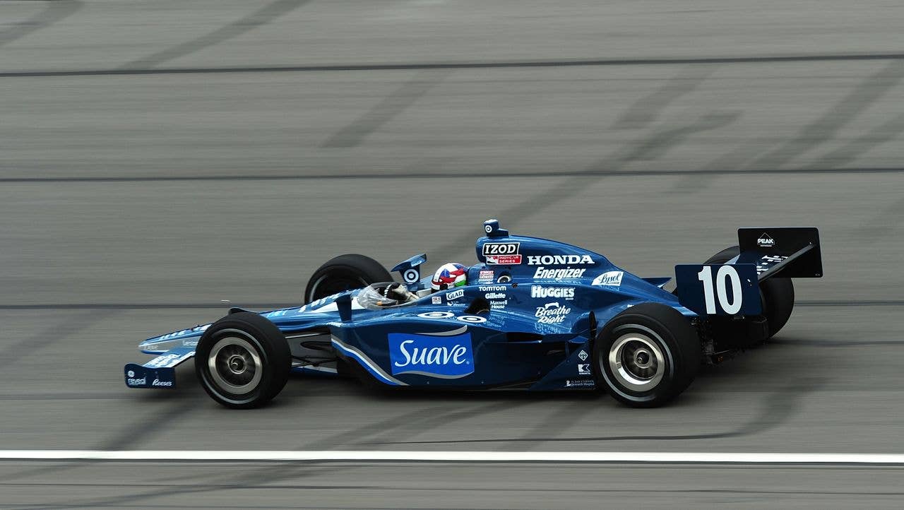 during practice the Indy Car Series Road Runner Turbo Indy 300 at Kansas Speedway on April 30,  2010 in Kansas City, Kansas
