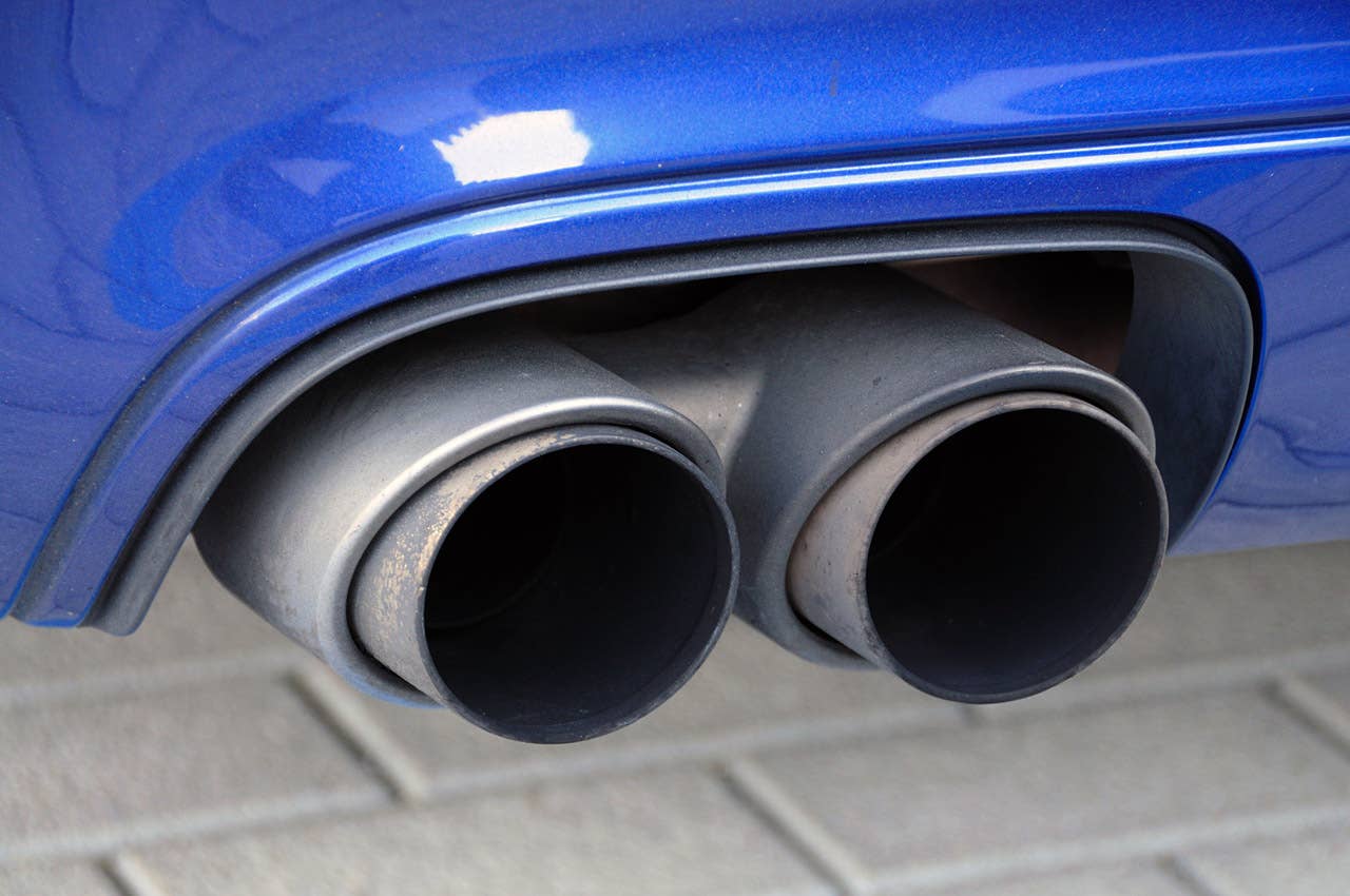 2010 Porsche 911 Carrera S exhaust system