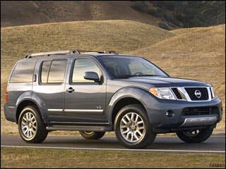 MSRP: $27,210 - $40,210 Invoice: $25,499 - $37,238 Fuel Economy: 22 mpg Hwy, 15 mpg City The Nissan Pathfinder is a mid-size SUV suited for everything from a suburban lifestyle to off-road adventures. It provides rugged performance and styling in a comfortable package.Research the Nissan PathfinderNissan Pathfinder OverviewNissan Pathfinder PhotosFree Nissan Pathfinder Price Quote