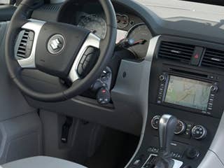 MSRP: $25,745 - $29,930 Invoice: $24,716 - $28,733 Fuel Economy: 24 mpg Hwy, 17 mpg City Available in front-wheel drive or with an electronically controlled all-wheel drive system, the Suzuki XL7 includes a Nivomatic self-levelling rear suspension on all trims. Standard safety features include side-curtain airbags, ABS with electronic brake-force distribution, and an electronic stability system with traction control.Research the Suzuki XL7Suzuki XL7 OverviewSuzuki XL7 PhotosFree Suzuki XL7 Price Quote