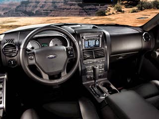 MSRP: $27,810 - $35,190 Invoice: $25,937 - $32,653 Fuel Economy: 20 mpg Hwy, 14 mpg City The Ford Explorer Sport Trac is available in rear-wheel, four-wheel and all-wheel drive configurations, in a choice of two trim levels: XLT or Limited (Limited only on all-wheel drive models). Two powertrain combinations are available: a 210-hp 4.0-liter V6 engine mated to a five-speed automatic transmission is standard on all trims, while a 292-hp 4.6-liter V8 engine paired with a six-speed automatic transmission is optional on the Limited.Research the Ford Explorer Sport TracFord Explorer Sport Trac OverviewFord Explorer Sport Trac PhotosFree Ford Explorer Sport Trac Price Quote