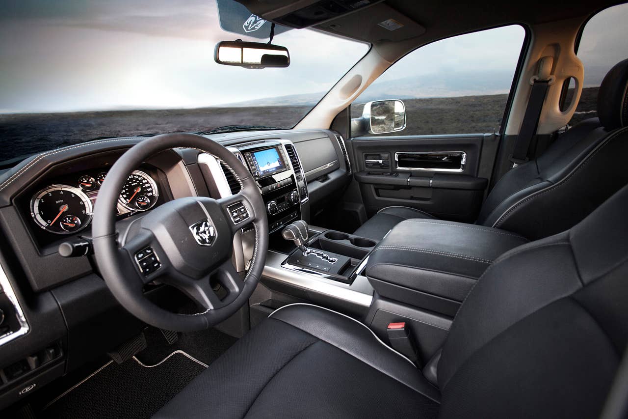 2012 Ram Laramie Limited interior