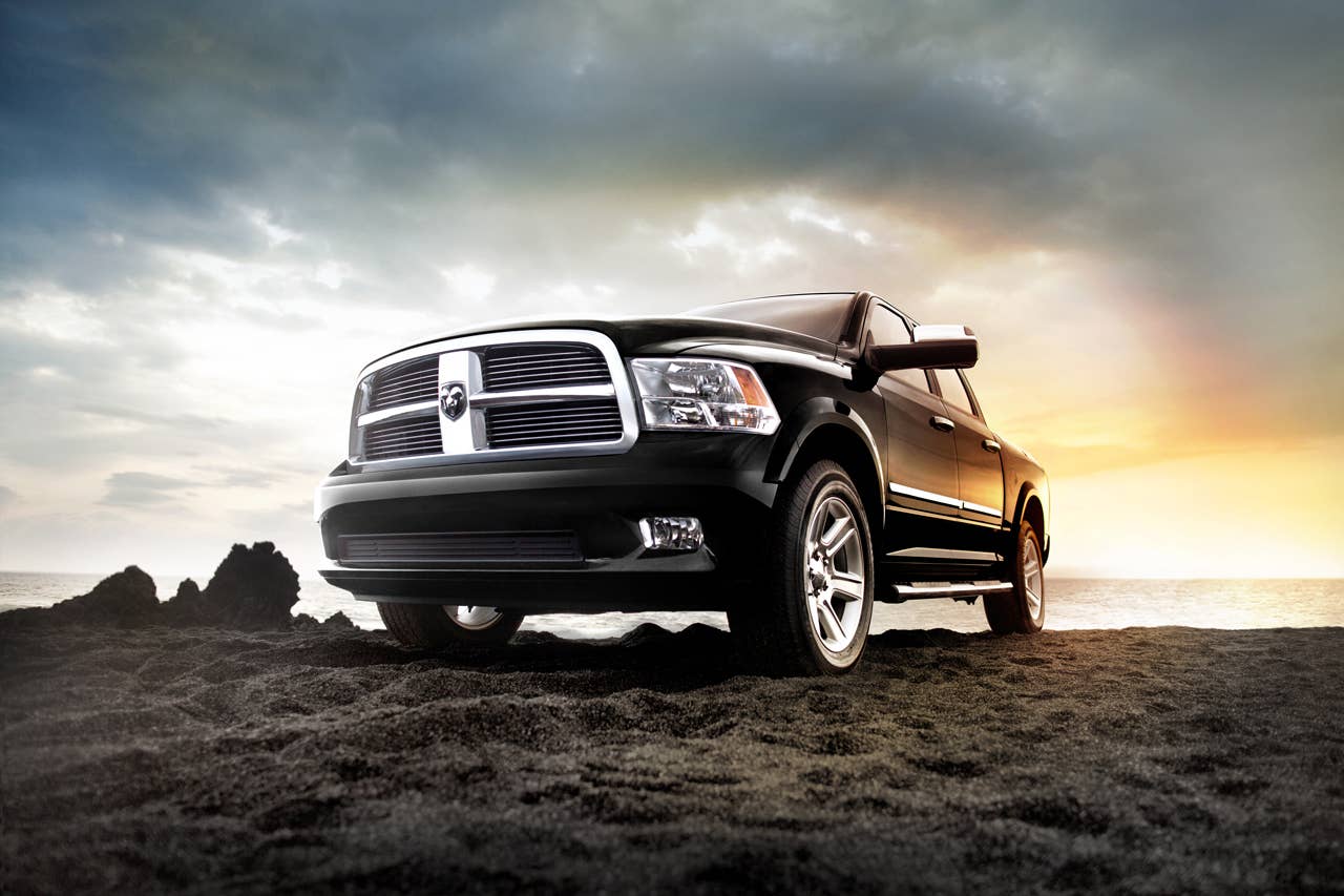 2012 Ram Laramie Limited front 3/4