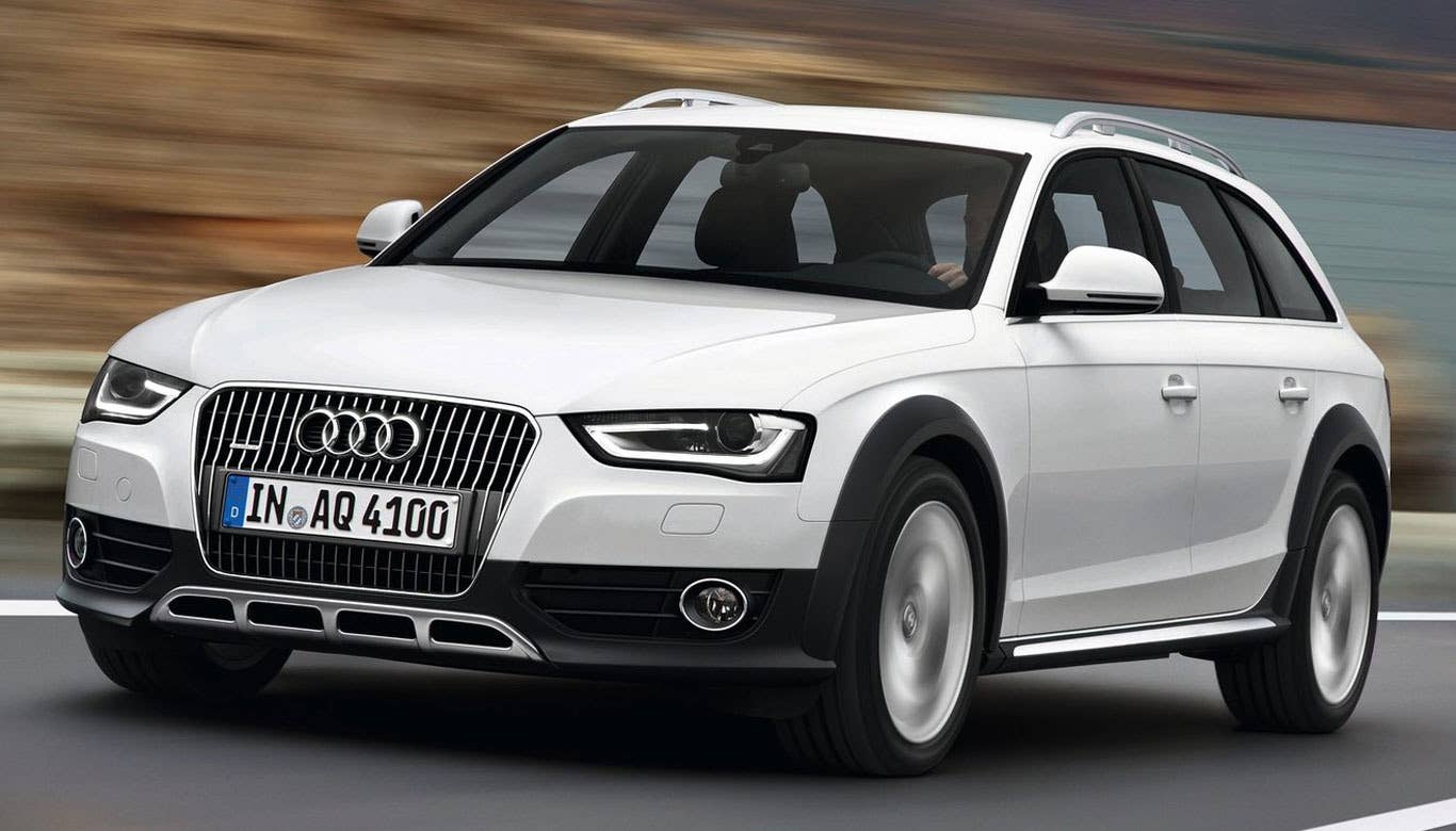 Sticker Price: $40,700 Invoice Price: $37,852 Fuel Economy: 20 mpg city, 27 mpg highway  All-wheel drive? Check. Luxurious interior? Check. Sporty driving dynamics, great looks and a big cargo area? Check, check, check. The Audi allroad is a fantastic alternative to a luxury SUV if you're looking for something that will achieve better fuel economy and give you a bit of a thrill on the road.  Research the Audi allroad Audi allroad Photos & Information Audi allroad Best Deals Audi allroad Local Dealer Price Quote