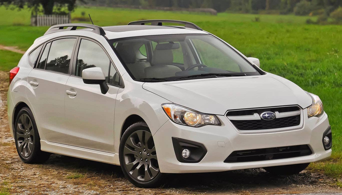 MSRP: $17,895 - $22,995 Invoice: $17,104 - $21,792 Fuel Economy: 25 mpg city, 34 mpg highway  With a great all-wheel drive system and a nice, big rear hatch, the Impreza offers versatility for almost every climate and lifestyle. Subaru isn't known for their interiors and the Impreza leaves something to be desired on the inside. But, all in all, car shoppers looking for something small that can handle almost everything you throw at it would be well served to give this hatchback a shot.  Research the Subaru Impreza Subaru Impreza Photos & Information Subaru Impreza Best Deals Subaru Impreza Local Dealer Price Quote