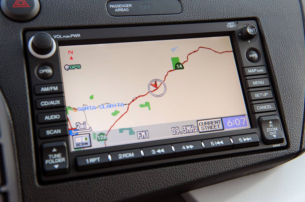 2011 Honda CR-Z navigation system