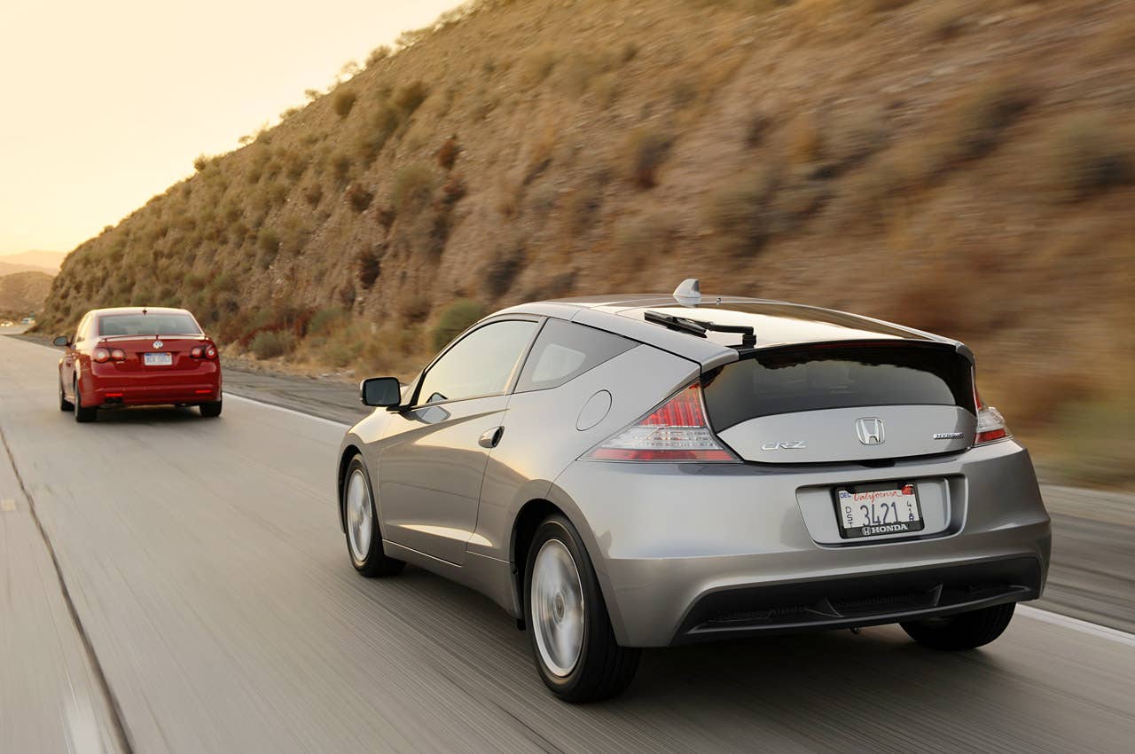 2011 Honda CR-Z and 2010 Volkswagen Jetta TDI Street Cup Edition