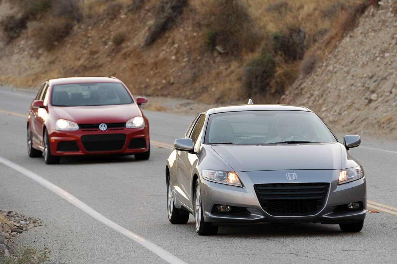 2011 Honda CR-Z and 2010 Volkswagen Jetta TDI Street Cup Edition