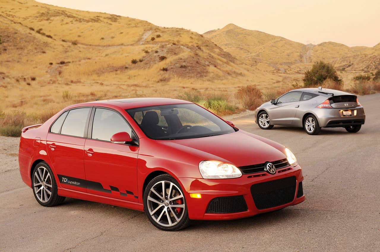 2010 Volkswagen Jetta TDI Street Cup Edition and 2011 Honda CR-Z