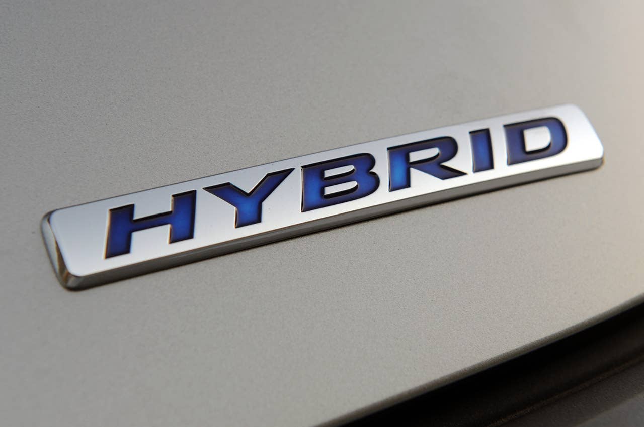 2011 Honda CR-Z hybrid badge