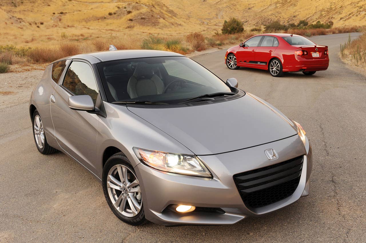 2011 Honda CR-Z and 2010 Volkswagen Jetta TDI Street Cup Edition