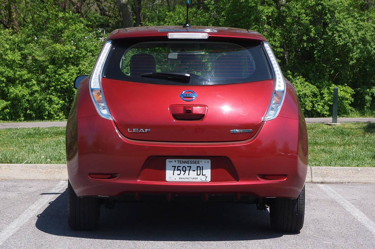 2013 Nissan Leaf rear view