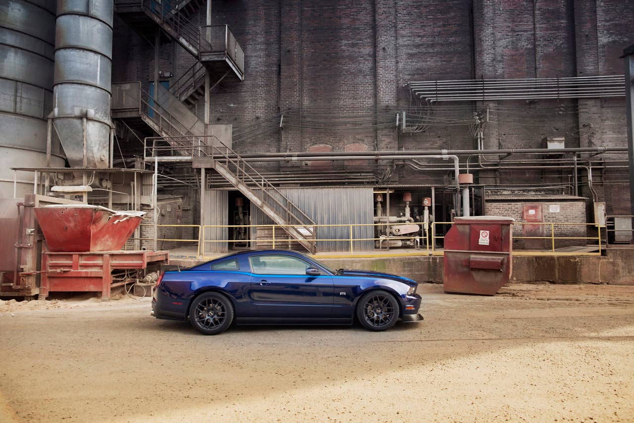 2011 Mustang RTR package: Mustang RTR, a new dealer-installed package for the 2011 Ford Mustang, delivers performance and appearance upgrades for spirited driving. The package was introduced by Vaughn Gittin Jr., driver of the Monster Energy/Falken Tire 2011 Mustang GT in the Formula Drift series. (06/11/2010)